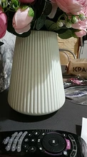 Flower Vase Decoration Home Plastic Vase White Imitation Ceramic Flower Pot Flower Basket
