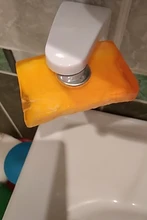 Soporte colgante magnético para jabón, estante de almacenamiento mágico, sin perforaciones, de plástico para el hogar, organizador de baño para jabones de drenaje