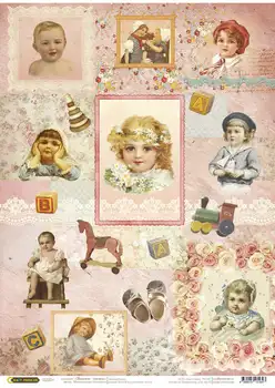 

Rice paper for Decoupage "" craft Premier "", A3, 25 g/m, children cp01647