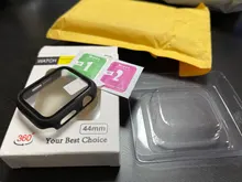 Protector de pantalla de cristal + cubierta para Apple Watch, 44mm, 40mm, 42mm, 38mm, accesorios de parachoques para Apple Watch series 5 4 3 SE 6