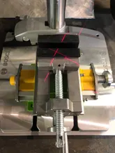 Worktable Drilling Bench-Alunimun Cross-Slide-Vise ALLSOME for HT2878 Alloy-Body 3inch