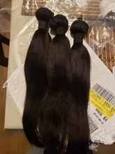 Brasileño luz Yaki recta mechones 100% extensiones de cabello humano mechones para las mujeres negras rizado extensión del pelo Remy armadura del pelo