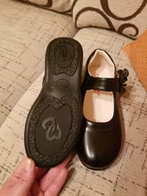 Zapatos de cuero para niñas, zapatos escolares de princesa para vestido de boda, sandalias de verano con lazo, moda coreana, color negro