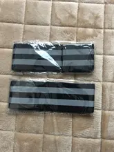 Uds deportes al aire libre reflectante elástico brazalete noche deportes cintas para correr equipos de emergencia advertencia reflectante de seguridad Cyc