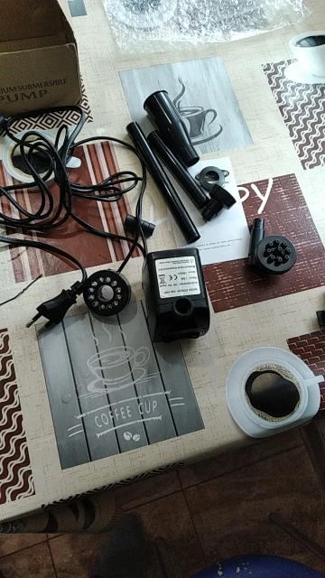 USB Water Pump Ultra-quiet with Power Cord Waterproof Fountain with 12 LED Light for Garden Water Pump Aquarium Fountain фонтан photo review