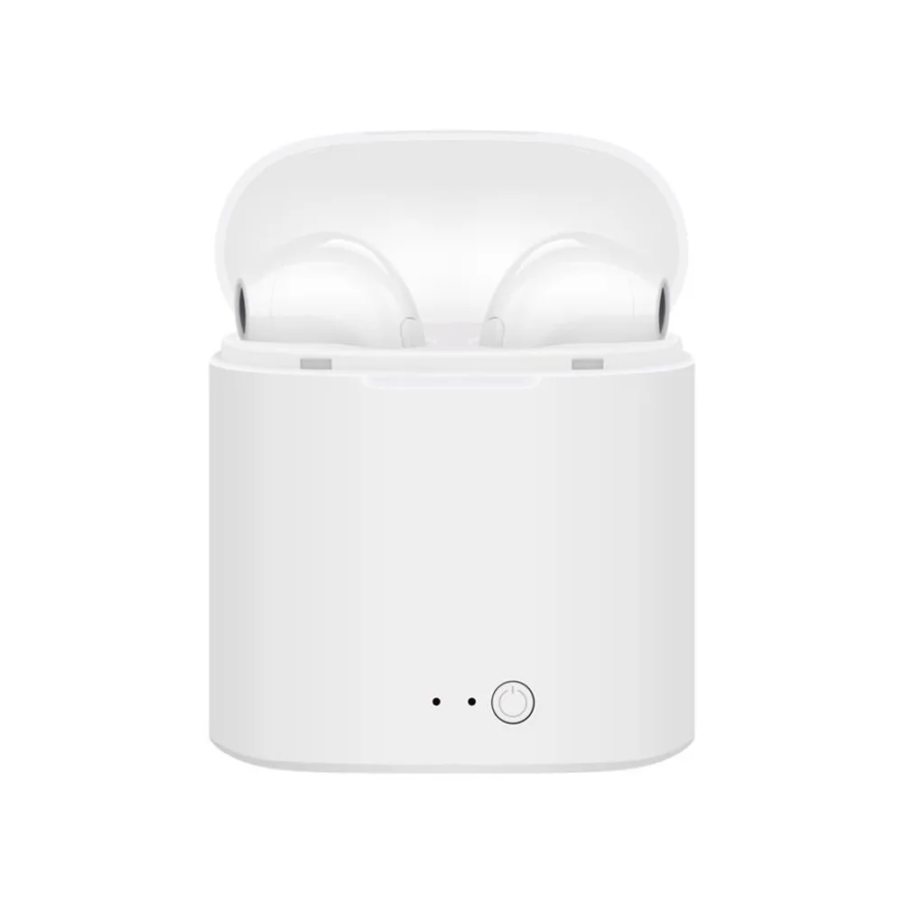 Wireless headset TWS i7s bluetooth 5 0 with wireless charging box and dual connection Android iPhone control playback