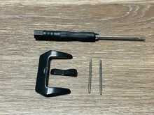 Hebilla de Metal para reloj de hombre, correa de reloj de 16MM, 18mm, 20mm, 22mm, 24mm y 26mm, correa de reloj de plata y Negro cepillado, accesorios de cierre de acero inoxidable 316L