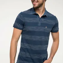 Дефакто мужская летняя хлопковая рубашка поло мужская умная Повседневная темная рубашка Поло мужская рубашка поло с коротким рукавом Shirts-I6563AZ18SM