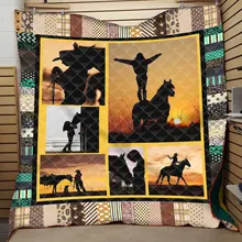 Лошадь напечатана 3d цифровой печати и хлопок летом прохладно одеяло кондиционер мыть воды фабрики