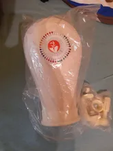 Qoxi-cabezas de maniquí para peluca con soporte, cabeza de bloque de lienzo, cabeza de maniquí con cabeza y alfileres