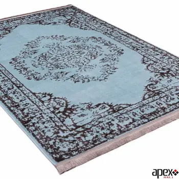 

Apex Prestige 3 'x 5' Wool Blue Runner Rug
