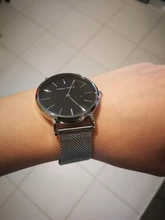 Ins-Reloj de pulsera de cuarzo japonés para mujer, accesorio de marca, resistente al agua, de oro rosa, sencillo, de acero inoxidable, 1 Juego