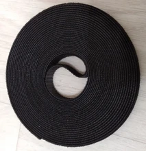 Cinta de cierre de velcro autoadhesivo, 1 Uds., 5M/rollo, 10mm, ganchos fuertes reutilizables, Lazos de Cable, cinta mágica, accesorios de bricolaje