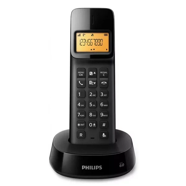 Wireless Phone Philips D1601B/01 1 6&quot 300 mAh GAP Black | Компьютеры и офис