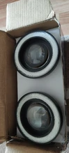 DRL Universal Car-Headlight-Lamp Fog-Lights Daytime Led Cob-Angel-Eyes 64mm 89mm 76mm