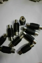 Uds RCA hembra a hembra RCA Cable de Audio y Video Jack adaptador de enchufe macho para cámara Cctv sistema de seguridad Bnc conector hembra