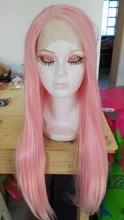 Synthetic Wigs Blonde Black Pink Straight Long Aisi Beauty Women High-Resistant for Cosplay