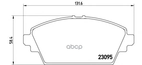 Тормозные Колодки Передние Brembo P56044 Brembo арт. P56044