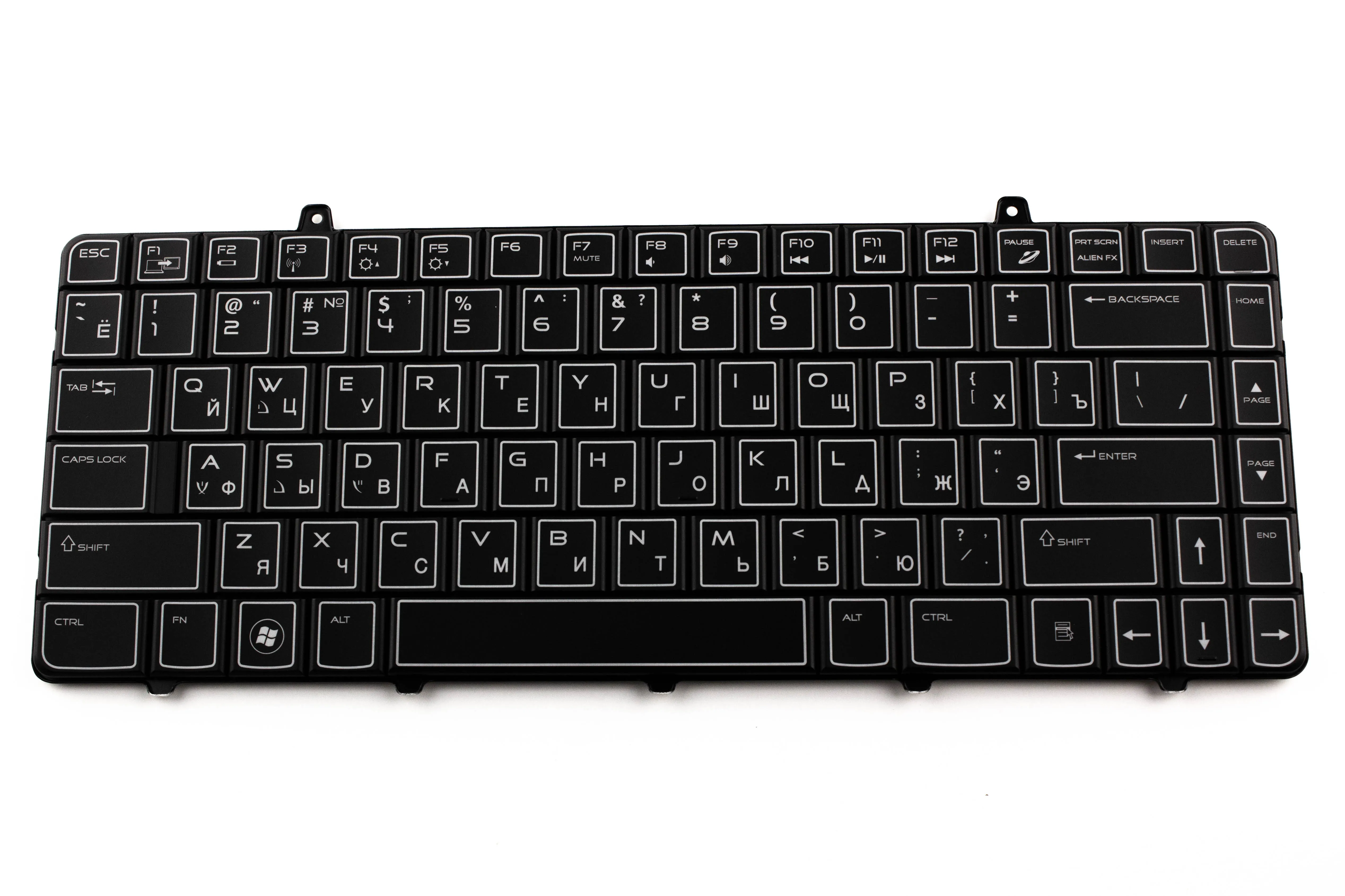 Клавиатура для ноутбука Dell Alienware M11x R2 R3 p/n: 0X4PNK V109002CS1 PK130BB1A03 0KTG44 |