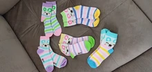 LOS NIÑOS Calcetines de dibujos animados para los niños de 5 unids/lote la escuela de niñas calcetines 1-9T adolescente cosas de niños, calcetines de niño ropa a la rodilla