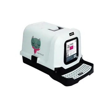 

Set toilet MPETS Cat loveSuez-black and White-For cats
