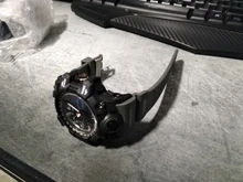 Reloj pulsera militar de hombre resistente al agua 50 m, reloj LED de cuarzo deportivo hombre, reloj deportivo para hombre 1545 S Shock