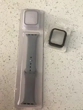 Cristal + funda para Apple Watch Serie 6, 5, 4, 3, SE, 44mm, 40mm, funda para iWatch de 42mm y 38mm, Protector de pantalla de parachoques + cubierta, accesorios para Apple Watch