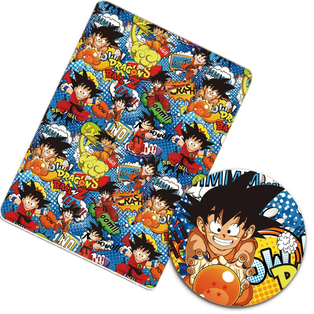 Polyester Cotton Fabric Cartoon Gragon Cloth Sheet Printed Dress Sewing Needlework DIY Crafts Supplies 50*145cm 1pc