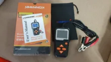 KONNWEI-probador de batería de motocicleta KW650, Analizador de sistema de batería de 12V y 6V, 2000CCA, herramientas de prueba de arranque de carga para el coche