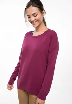 

DeFacto Woman Autumn Solid Color Knitted Pullovers Women Casual Black O-neck Sweatshirts Female Knit Tops Tunic-I7130AZ18AU