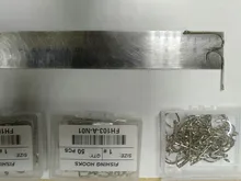 Hook-1 Offset Sharp Fishing Long-Shank High-Carbon-Steel Barbed Narrow 50pcs/Box --10