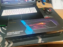 VanTop-Cámara de salpicadero HF12TQ para coche, espejo de 12 pulgadas, 4K, Control por voz, pantalla completamente táctil, cámara de visión trasera, GPS, impermeable, visión nocturna