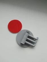 Gancho adhesivo giratorio sin costuras, soporte fuerte gancho adhesivo de cocina, colgador de pared, suministros de cocina y baño, envío directo