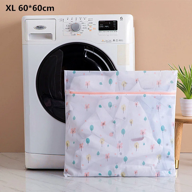 XL 60-60cm Новое поступление, сумка для стирки на молнии, складная сеть, носки для грязной одежды, сумки для стирки, полезные короб для нижнего белья бюстгальтеров - Цвет: XL 60-60cm
