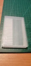 Caja de almacenamiento clara de 10/20/30 ranuras para limas de uñas, contenedor para accesorios de uñas
