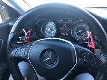 Paleta de extensión de cambios para volante de coche Mercedes Benz, etiqueta de goma DSG para modelos AMG, A45, C63, CLA45 y para GLA, CLS, GLS, W205 y W213