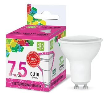 

Lamp led led-jcdrc-standard 7.5 W 230v GU10 6500 K 675lm ASD