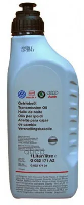 G052171a2_масло Трансмиссионное(1l) Eu! Акпп Vag Atf Gl-4 Vag G052171a2 VAG арт. G052171A2