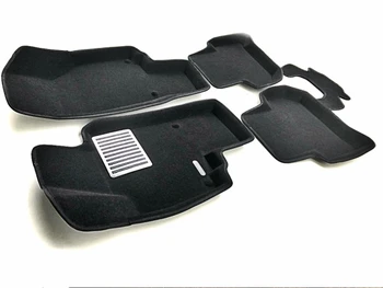 

Textile 3D mats euromat3d luxe in the salon for Skoda Yeti (2009-) with a metal heel