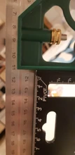 Regla triangular de aleación de aluminio de 7 pulgadas, regla métrica cuadrada para medir velocidad, herramientas para enmarcar medidores