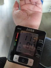 ZOSS-esfigmomanómetro de muñeca, Monitor de presión arterial, frecuencia cardíaca, tonómetro portátil, inglés o ruso
