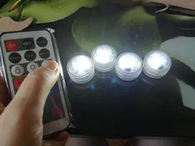 Vase-Bowl Submersible Light Party-Decoration Night-Lamp Battery-Operated Remote-Controlled