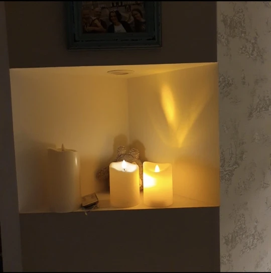 3Pcs/Set Remote Control LED Flameless Candle Lights New Year Candles Battery photo review