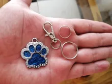 Tag-Pendant-Collar Name-Plate-Accessories Cats Custom Kitten Round Pink Engraved Cat-Id-Tag