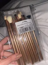 Jessup-Juego de brochas de maquillaje, 6 uds.-30 Uds., polvo dorado/rosa, sombra de ojos, cepillo de base