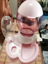 Alimentador automático de mascotas, para perros y gatos, depósito de comida de 2.2L y de agua de 528ml, suministro lento de comida