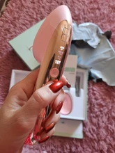 KONKA-mini Dispositivo de cuidado de la piel, electroporación facial RF, masajeador facial de Radio frecuencia, mesoterapia EMS, LED, eliminación de arrugas de fotones