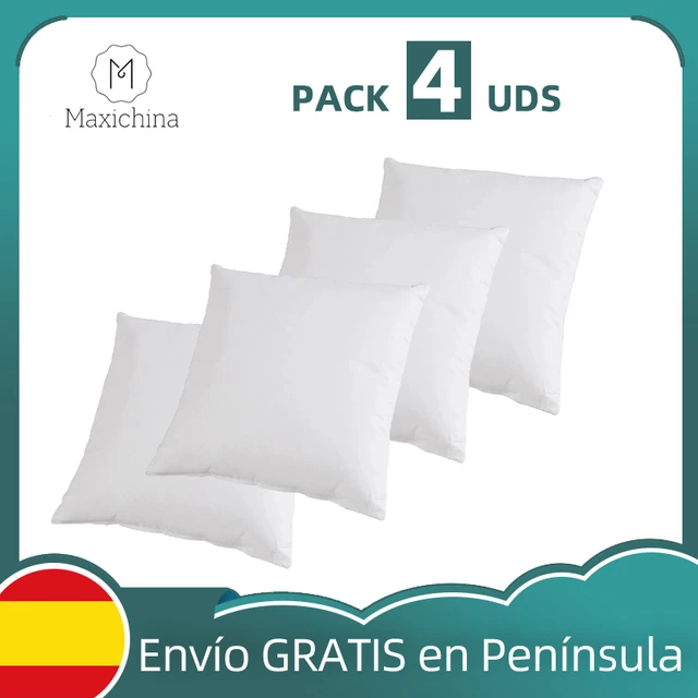 Relleno Cojin Pack 2,4,6 Unidades, Cojines Decorativos Para Sofa Silla Cama  Matrimonio, Decoracion Hogar, Almohada Suave Mullido, Antialergico, De  Fibra Hueca, Cojines 45x45, 50x50 - Cojines - AliExpress