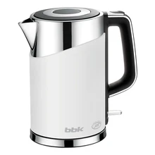 Чайник электрический BBK EK1750P белый(Объем 1,7 л, автоотключение, мощность 2200 Вт, двойные стенки