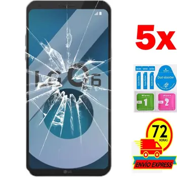 

5x Protectors Screen Tempered Glass for for LG Q6 (Not Full SEE INFO) KIT